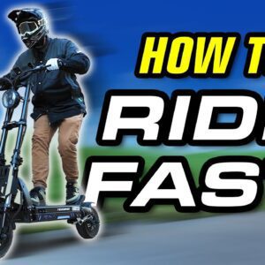 Advanced Electric Scooter Riding Tips & Techniques!