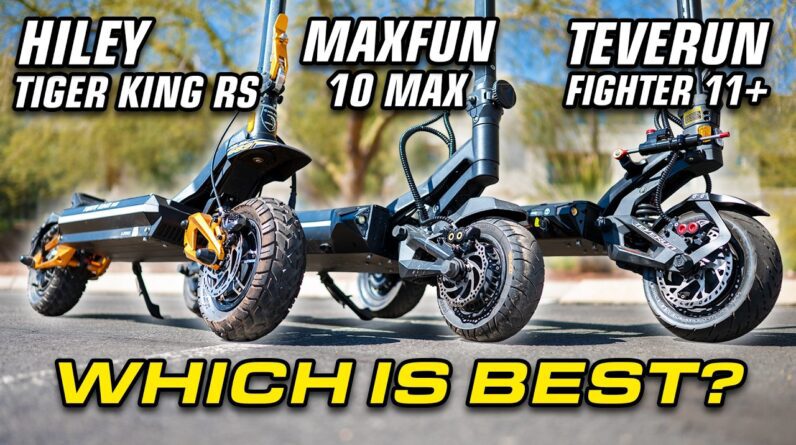 50 MPH Showdown: Teverun Fighter 11+ vs Hiley Tiger King RS vs Maxfun 10 Max